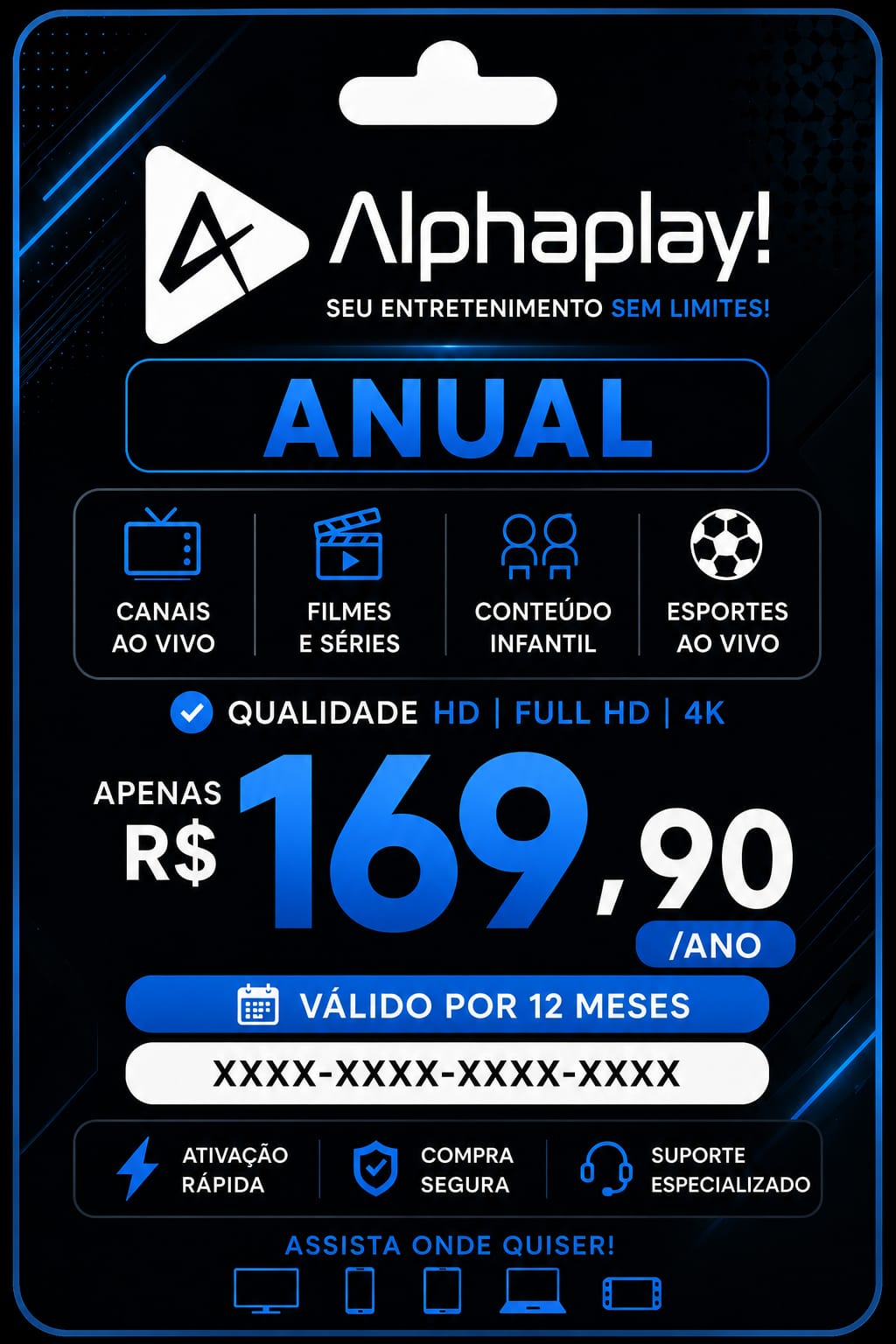 Alphaplay Anual - R$ 169,90
